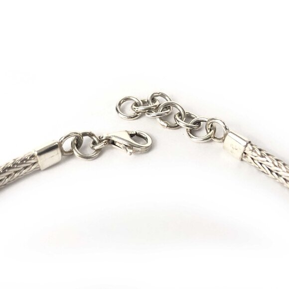 Abalone MOP Chain ADJ Bracelet Sterling Silver 925 Fine Jewelry 7"+ - Picture 3 of 5